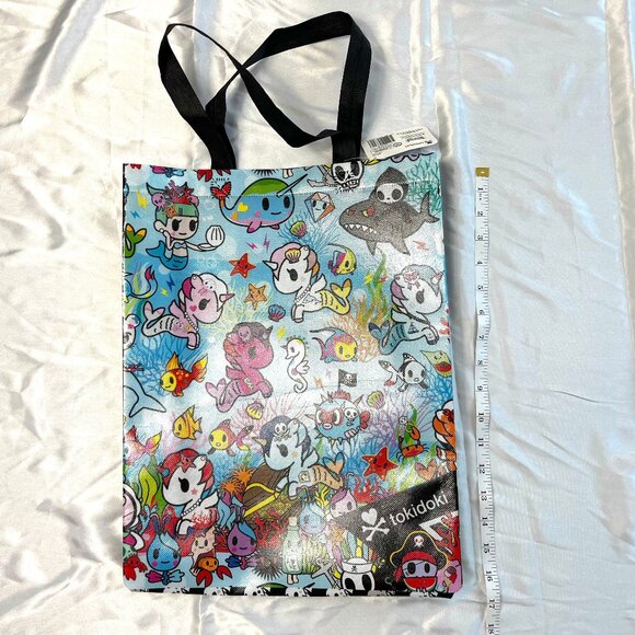 Tokidoki Showbags Mermicorno Sea Punks Reusable Tote Bag Mermaid Unicorn New - Picture 4 of 9